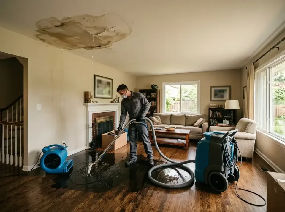 attic-pipe-burst-ceiling-drip-008 — frequently asked questions, Water Damage Restoration & Carpet Care in Waunakee, WI